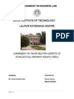 Birla Institute of Technology Lalpur Extension Centre: An Assignment On Business Law