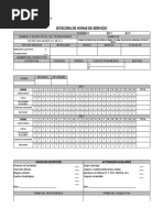27.-Bitacora Horas de Servicio