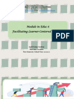 Module in Educ 6 Facilitating Learner-Centered Teaching