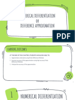 Chapter 6 Numerical Differentiation