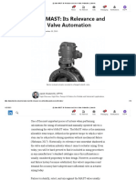 Valve MAST - Its Relevance and Use in Valve Automation