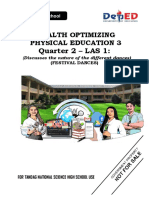 Quarter 2 - LAS 1:: Health Optimizing Physical Education 3