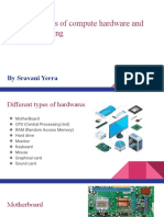 Different Types of Compute Hardware and Their Functioning: by Sravani Yerra