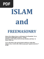 Freemasonry and Islam With A Special Reference To Pakistan