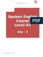 Spoken English Level A1 (Day 2)