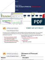 Forecasting Errors Unit 3