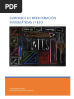 Ejercicios de Recuperacion Matematicas 2o Eso Curso 2020 21