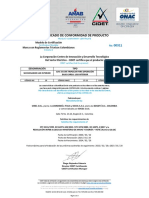 Certificado Seccionador