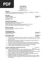 Alexa Maneri Resume