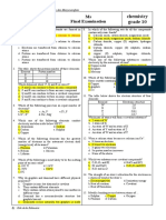 Chemistry Grade 10: Ms Final Examination