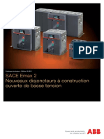 Catalogue Technique - Edition SACE Emax 2 Nouveaux Disjoncteurs À Construction Ouverte de Basse Tension