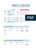 Health Record: Doctor Information