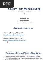 Industry 4.0 in Manufacturing: ME F426 (I SEM, 2020-2021) by