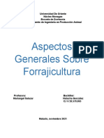 Aspectos Generales de La Forricultura