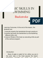 Basic Skills in Swimming: Backstroke