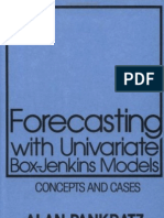 Forecasting With Univariate Box-Jenkins Models