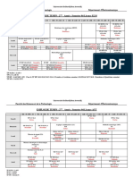 Emploi Du Temp-L2 M1