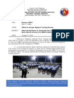 Memorandum: Philippine National Police Training Institute Regional Training Center 8