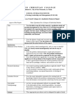 NCM 119 Guide To Critiquing Qualitative Research