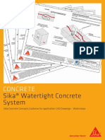 Sika Watertight Concrete System - CAD Guidance