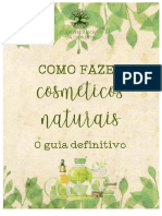 Como Fazer Cosmaticos Naturais o Guia Completo Apotecarios Da Floresta Ediaao 1pdf