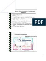 2.1 O Circuito Económico: 2. Agregados Macroeconómicos e Contabilidade Nacional