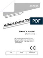 Hitachi Hoist - Manual