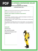 Formation Incendie Utilisation Appareil Respiratoire Isolant Arico Congo