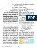 Fuzzy Logic Control in Regenerative Braking System For Electric Vehicle - Hao Zhang