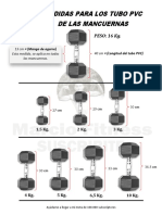 Medidas para Los Tubos de Las Mancuernas. 2021pdf