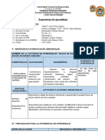 SESIÓN DE APRENDIZAJE. Matemática 3