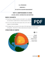 Earthquakes in India