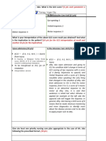 Upon Admission (15 PTS) in The Intensive Care Unit (15 PTS) : ? (5 Pts Each Parameter A Total of 15 Points)