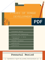 Stages of Human Development and Issues On Human Development