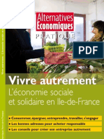 Vivre Autrement en Île-de-France, Guide Alternatives Economiques Et L'atelier