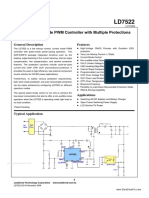 Smart Green-Mode PWM Controller With Multiple Protections: General Description Features