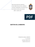 Ensayo Gestion de Memoria