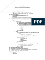 Property Final Outline Estates in Land: Present Possessory Estates