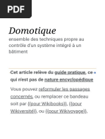 Domotique - Wikipédia