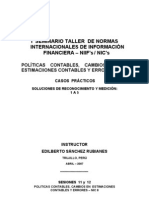 Taller Casos Prácticos - NIC 8 Soluciones 1 A 5