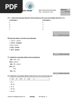 Mid-Term Level 5 Answer Sheet