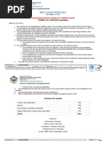 Extemporaneous Speech Competition Guidelines