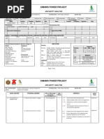 Kimanis Power Project: Job Safety Analysis