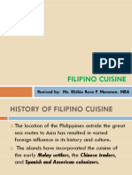 Filipino Cuisine: Revised By: Ms. Rhikie Rose P. Maranan, MBA