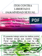 Delitos Contra La Libertad e Indemnidad Sexual