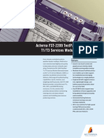 Acterna Fst-2209 Testpad T1/T3 Services Module: Highlights