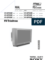 Sony TV 29Fx30 Manual Wiring Schematics