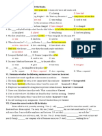 TA Unit 5 Grammar Exercises