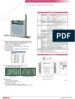 Portable Digital Indicator: Specifications