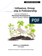 PerDev11 Q2 W2 Social Influence Group Leadership Followership